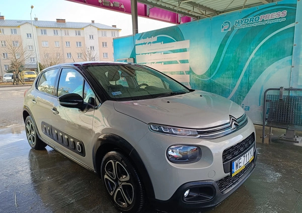 Citroen C3 cena 48000 przebieg: 97000, rok produkcji 2019 z Chełm małe 742